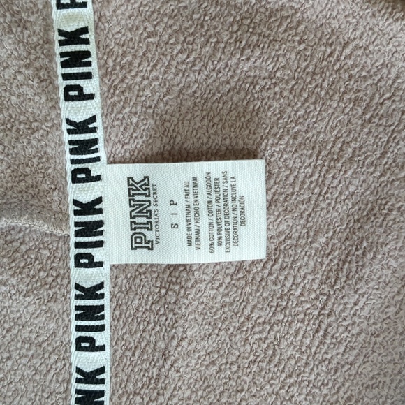 Pink Zip Up Sweatshirt - Picture 4 of 4